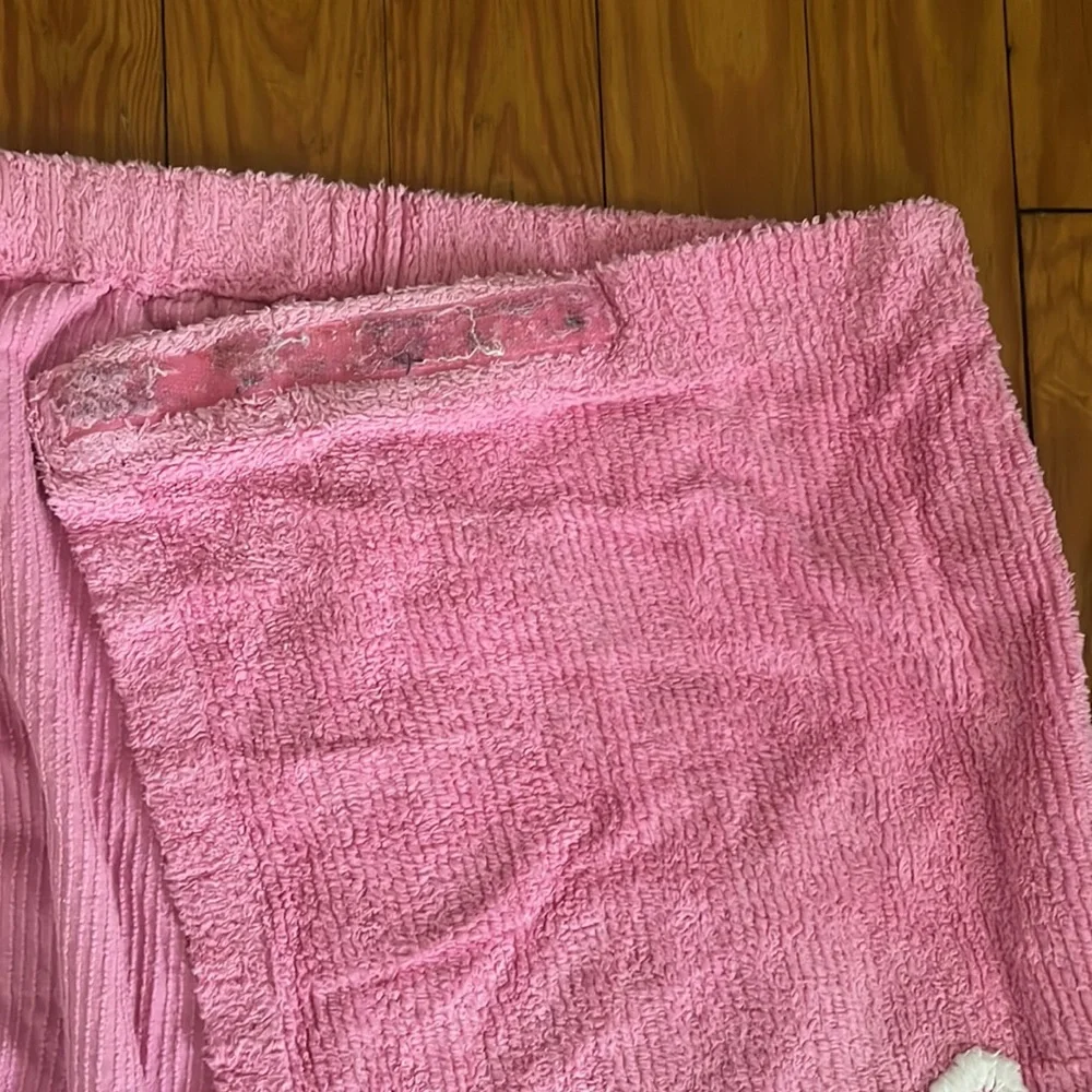 Pink Flower Towel Cover Up
